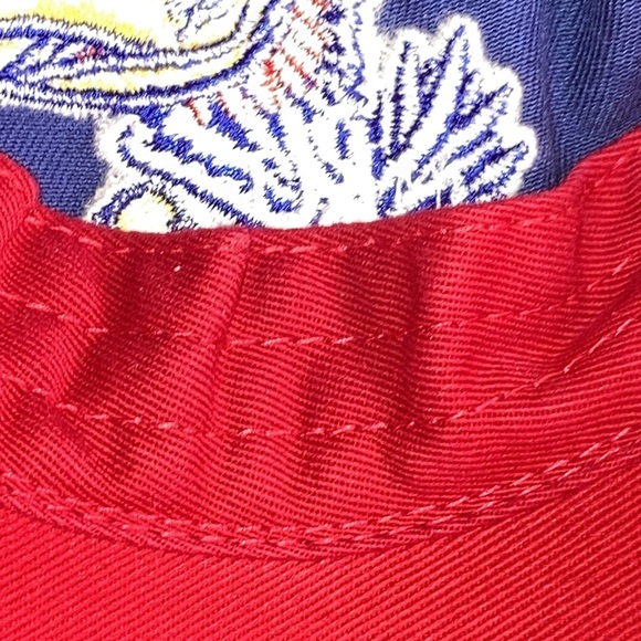 EUC TOP OF THE WORLD KANSAS JAYHAWKS CREW ADJUSTABLE HAT - BLUE - Picture 6 of 8
